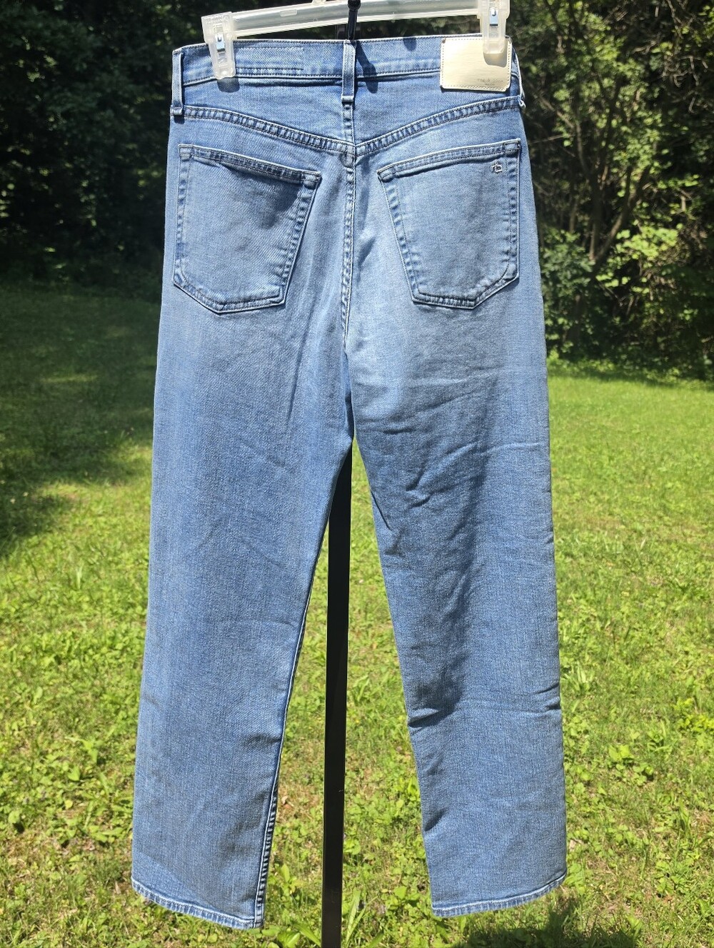 Rag & Bone Harlow Mid-Rise Ankle Straight Jeans Jalen Size 26 - Picture 6 of 11